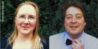 Portrait der beiden Blogger: Das Pfeifhäschen Barbara (links) und der Prinz Mario (rechts)