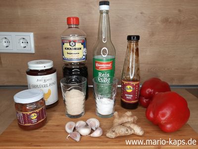 Sweet Chili Sauce - Zutaten